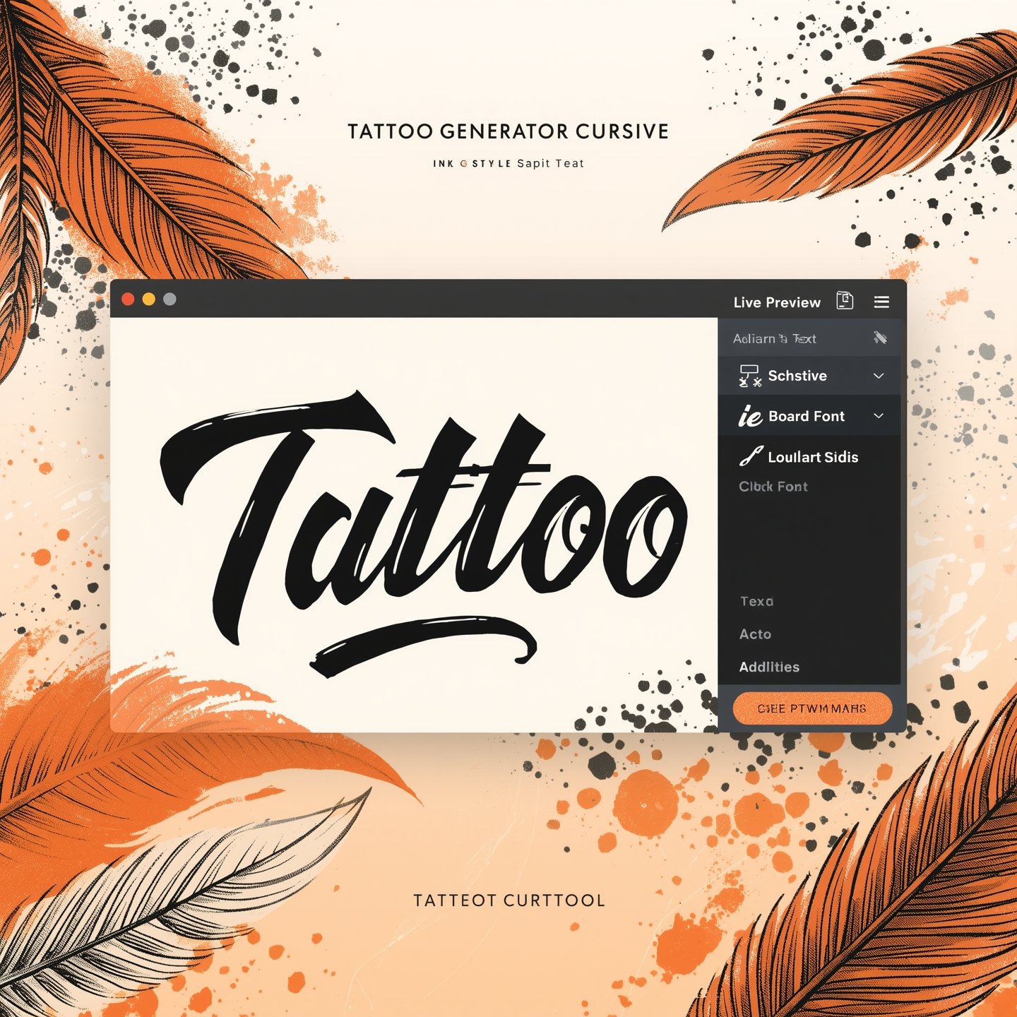 Tattoo Text Generator Cursive