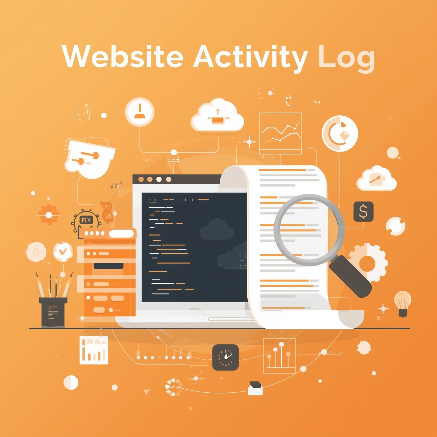 Website activity log