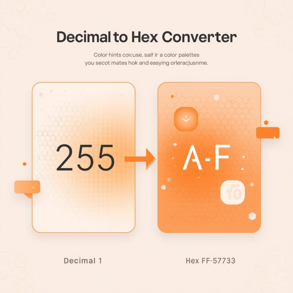 Hex Converter – Convert Numbers to Hexadecimal Instantly