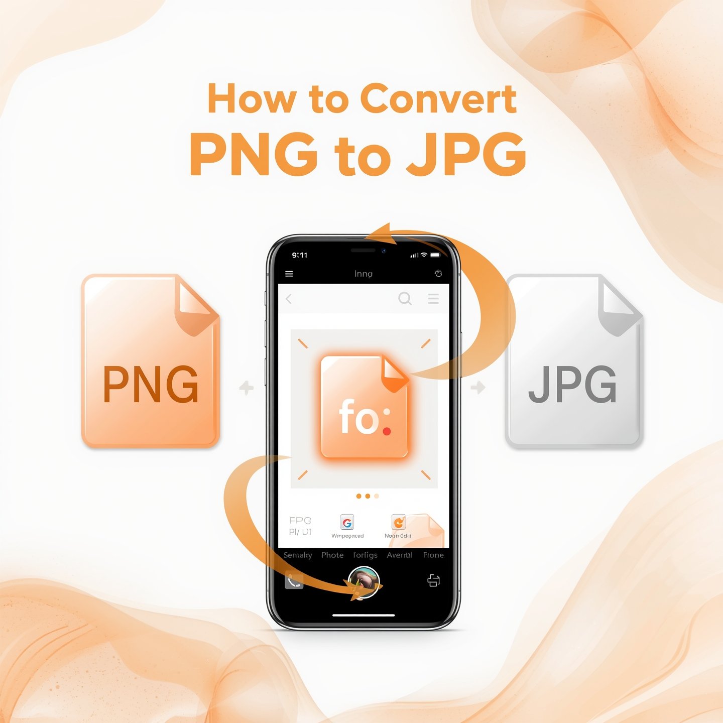 how to convert png to jpg on iphone