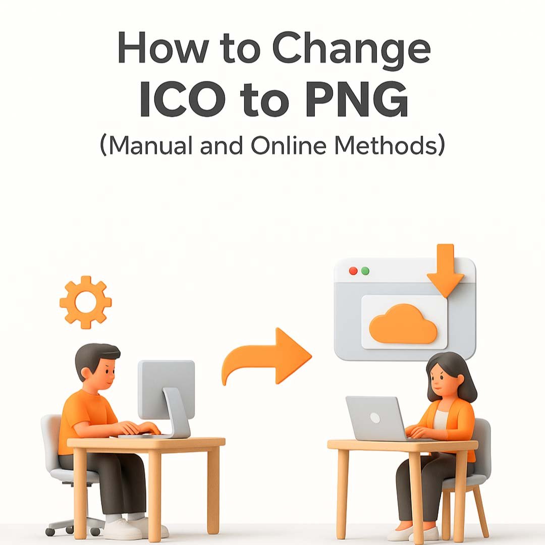 how to change ico to png manual and online