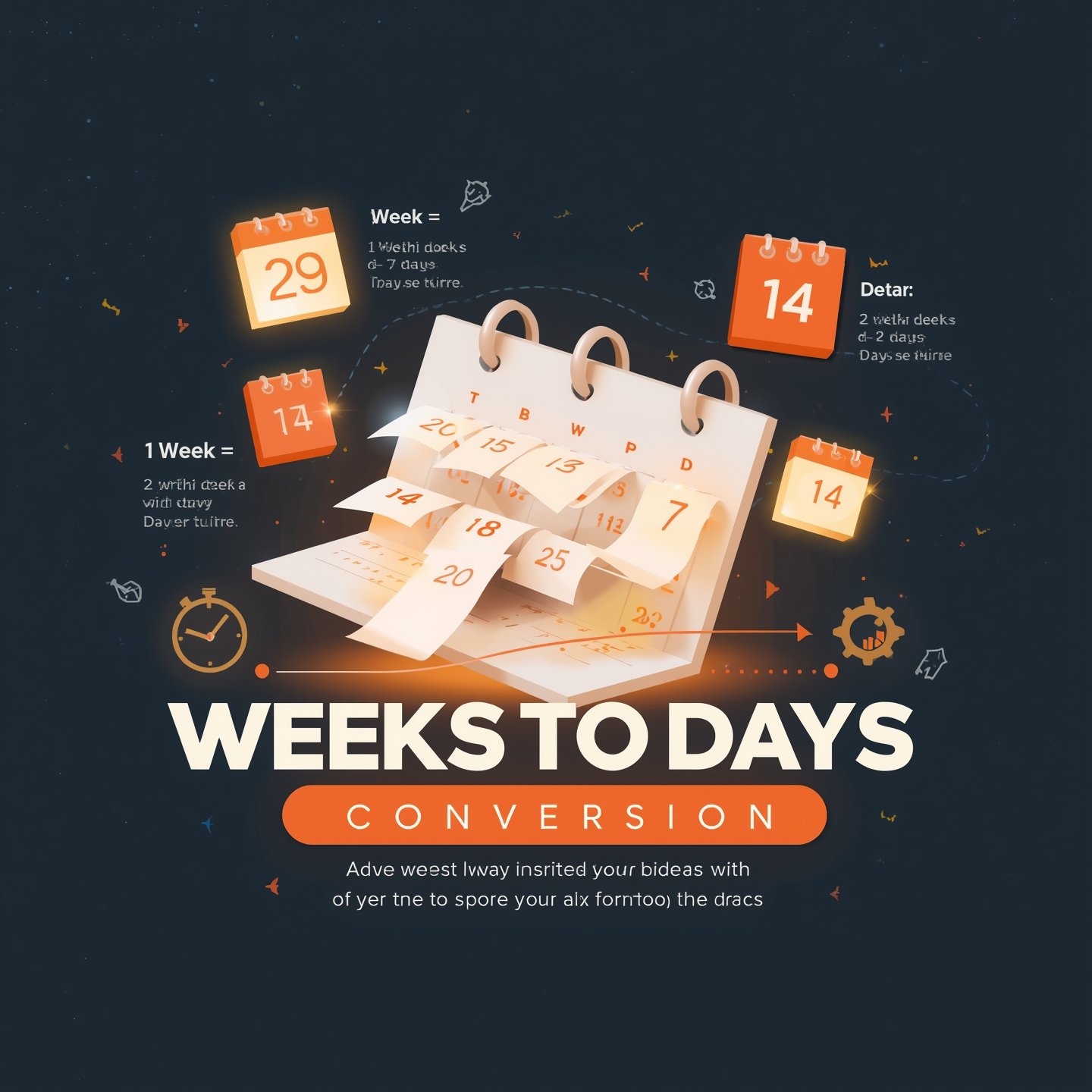 weeks to days