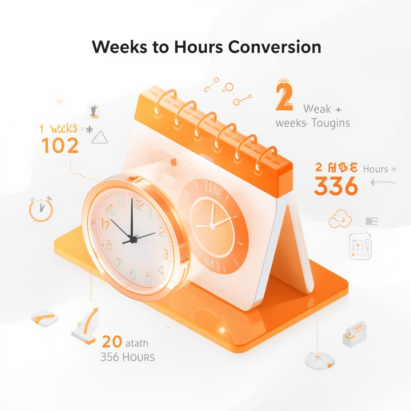 weeks to hours conversion