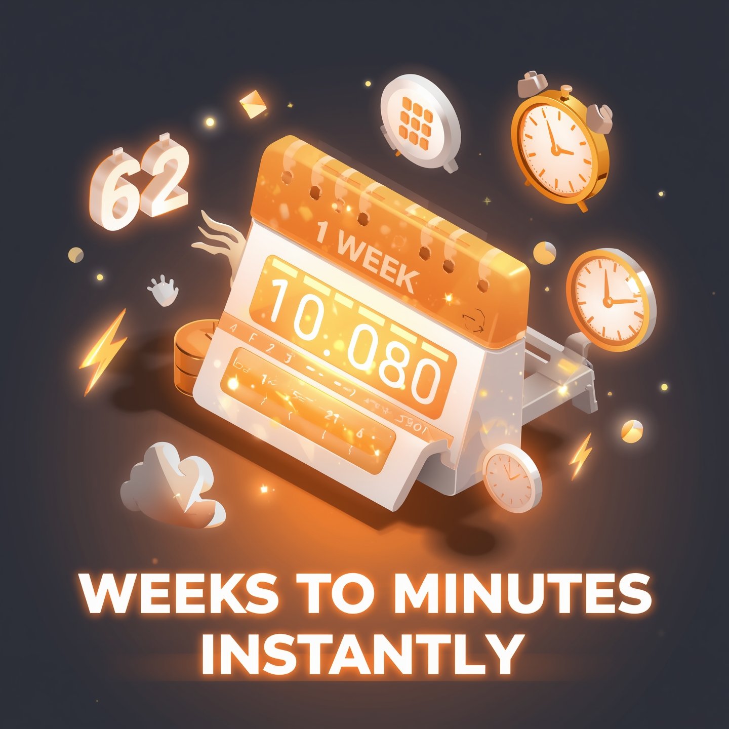 weeks to minutes