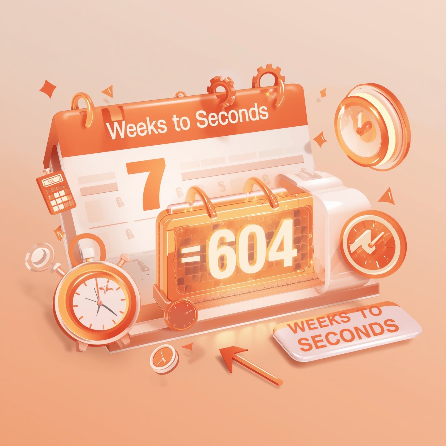 weeks to seconds